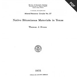 MC0057. Native Bituminous Materials in Texas
