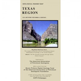 AAPG Highway Geology of Texas Map