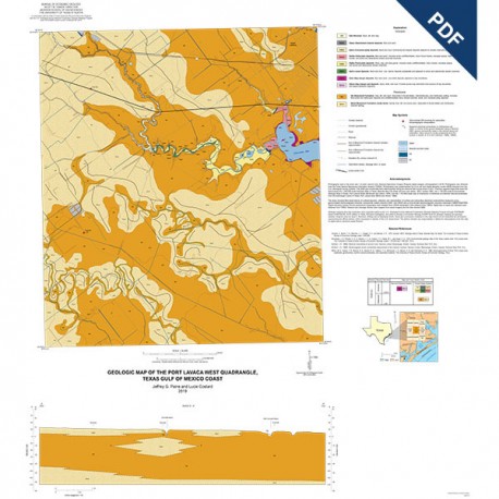 OFM0239D. Geologic Map of the Port Lavaca West Quadrangle, Texas Gulf of Mexico Coast