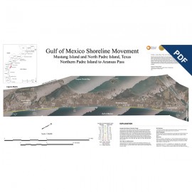 PS0013D. Poster- Gulf of Mexico Shoreline Change, Mustang Island and North Padre Island, Texas: ...Downloadable PDF