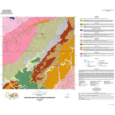 OFM0244. Geologic Map of the Katemcy Quadrangle, Texas