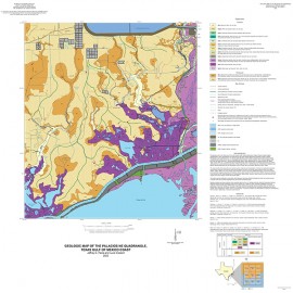 Geologic map of the Palacios NE quadrangle, Texas Gulf of Mexico Coast