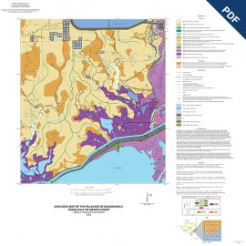 Geologic map of the Palacios NE quadrangle, Texas Gulf of Mexico Coast