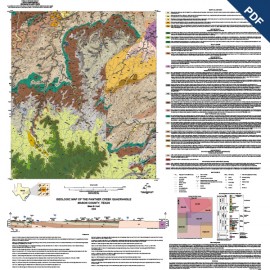 Geologic map of the Panther Creek quadrangle, Mason County, Texas