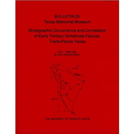 TMMBL025. Stratigraphic occurrence and correlation of early Tertiary vertebrate faunas, Trans-Pecos Texas