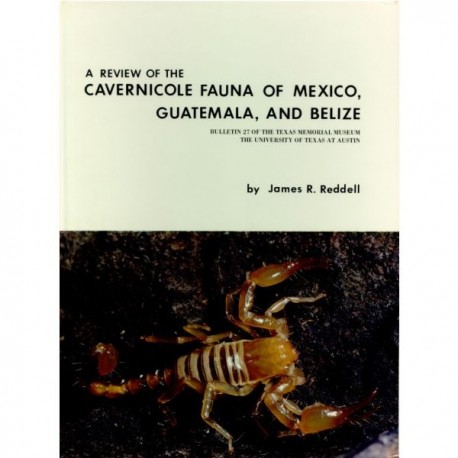TMMBL027. A review of the cavernicole fauna of Mexico, Guatemala, and Belize