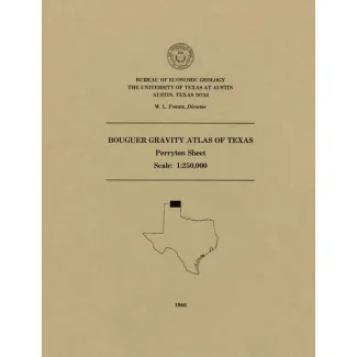 Bouguer gravity Atlas of Texas, Perryton sheet