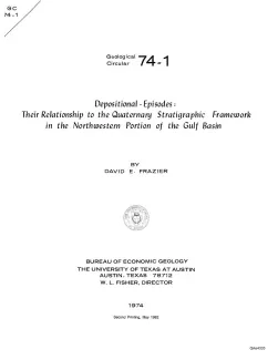 Depositional-Episodes: Their Relationship to the Quaternary Stratigraphic Framework in the Northwestern Portion of the Gulf Basin