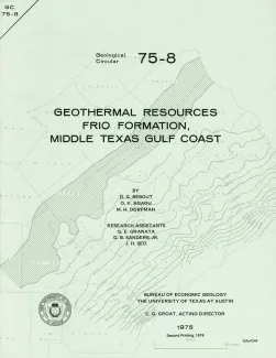 Geothermal resources, Frio Formation, middle Texas Gulf coast
