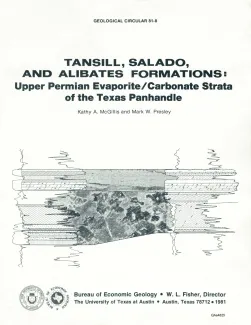 Tansill, Salado, and Alibates Formations:  Upper Permian evaporite/carbonate strata of the Texas panhandle