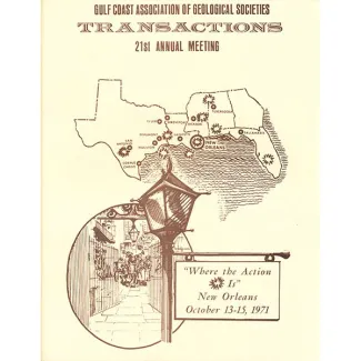 GCAGS Transactions Volume 21 (1971) New Orleans