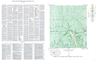 Geologic map of the Spring Creek Quadrangle, Gillespie County, Texas