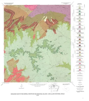 Geology of the Howell Mountain quadrangle, Blanco and Llano Counties, Texas