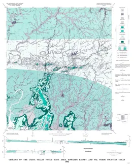 Geology of the Carta Valley fault zone area: Edwards, Kinney, and Val Verde Counties, Texas