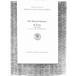 The Mineral Industry of Texas in 1965