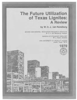 The Future Utilization of Texas Lignites: A Review