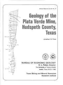 Geology of the Plata Verde Mine, Hudspeth County, Texas