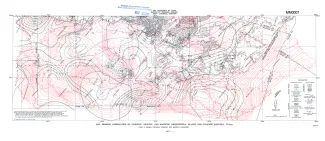Map showing correlation of geologic, gravity, and magnetic observations, Blanco and Gillespie Counties, Texas