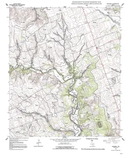 Geologic map of the Mahomet Quadrangle, Texas