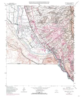 Geologic map of the Smeltertown quadrangle, Texas