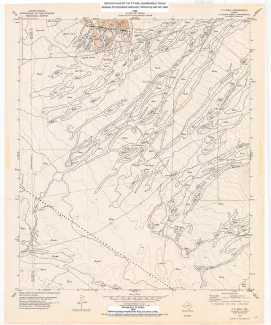 Geologic map of the T P Well quadrangle, Texas