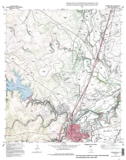 Geologic map of the Georgetown quadrangle, Texas