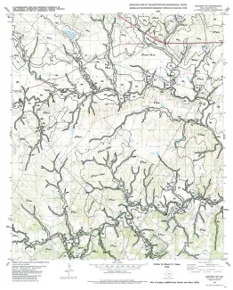 Geologic map of the Bastrop SW quadrangle, Texas
