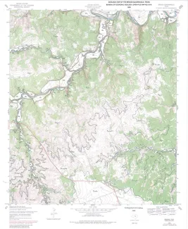 Geologic map of the Briggs quadrangle, Texas