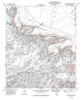 Geologic map of the Diablo Canyon West quadrangle, Texas