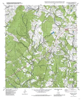 Geologic map of the Smithville NW Quadrangle, Texas