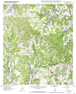 Geologic map of the Whitworth Ranch quadrangle, Texas