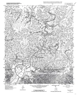 Geologic map of the Circle Bluff quadrangle, Texas
