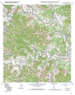 Geologic map of the A Bar A quadrangle, Texas
