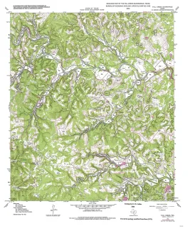 Geologic map of the Fall Creek quadrangle, Texas