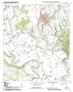 Geologic map of the Calvert quadrangle, Texas