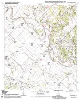 Geologic map of the Chances Store quadrangle, Texas