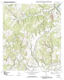 Geologic map of the Goodwill quadrangle, Texas