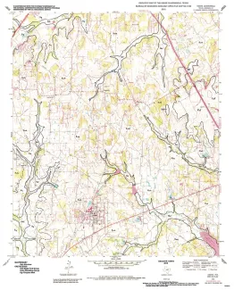 Geologic map of the Keene quadrangle, Texas