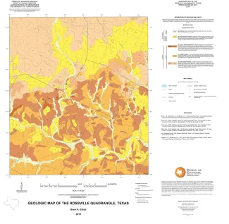 Geologic map of the Rossville quadrangle, Texas