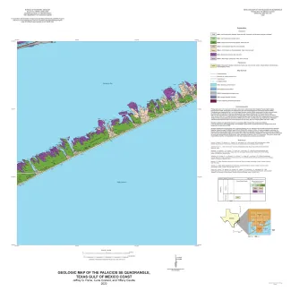 Geologic map of the Palacios SE quadrangle, Texas Gulf of Mexico Coast