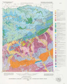 The Guadalupe - Lavaca - San Antonio - Nueces River basins regional study:  San Antonio East - Llano East sheets