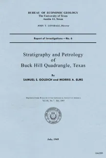 Stratigraphy and petrology of Buck Hill quadrangle, Texas