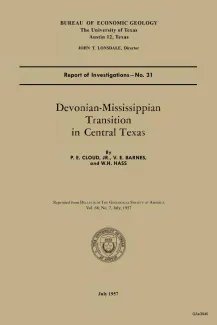 Devonian - Mississippian transition in central Texas