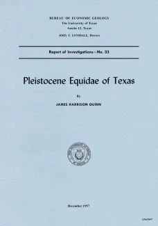 Pleistocene Equidae of Texas
