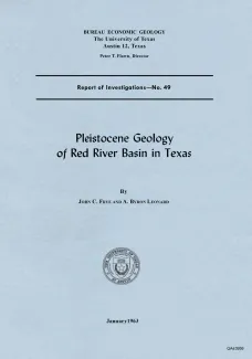 Pleistocene geology of Red River basin in Texas