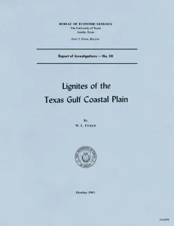 Lignites of the Texas Gulf coastal plain
