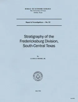 Stratigraphy of the Fredericksburg Division, south-central Texas