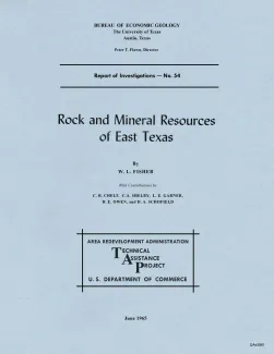 Rock and mineral resources of east Texas
