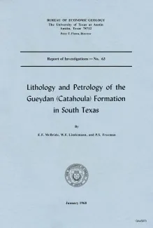 Lithology and petrology of the Gueydan (Catahoula) Formation in south Texas