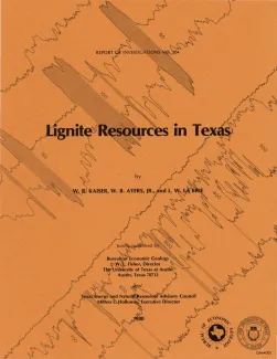 Lignite resources in Texas